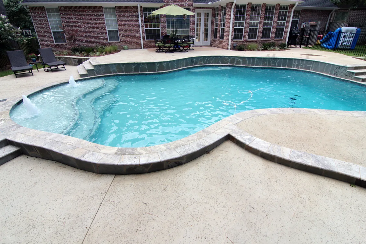 Clean pool after professional service